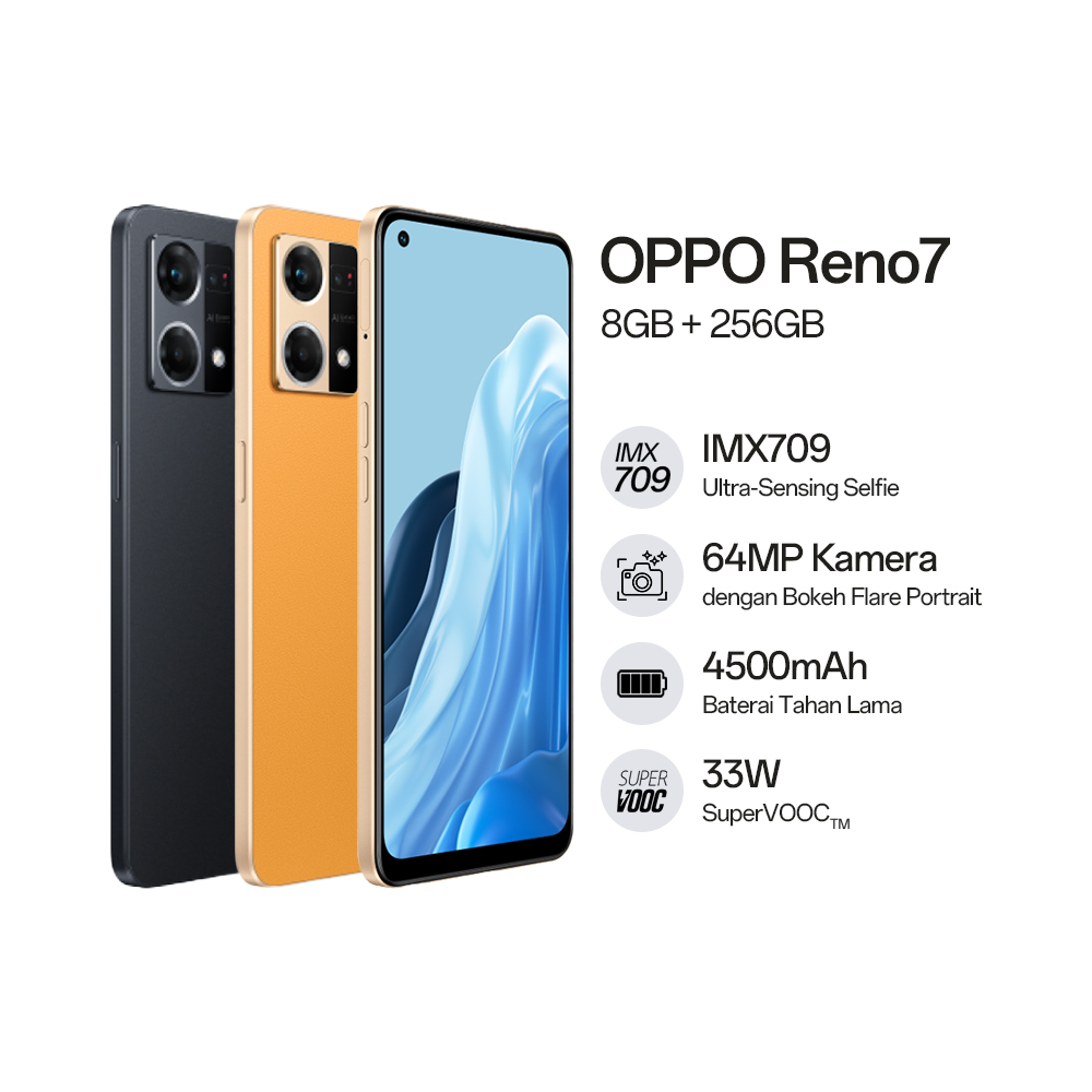 Beli OPPO Reno7 4G (8+256GB) Harga & Promo Terbaru - OPPO Store